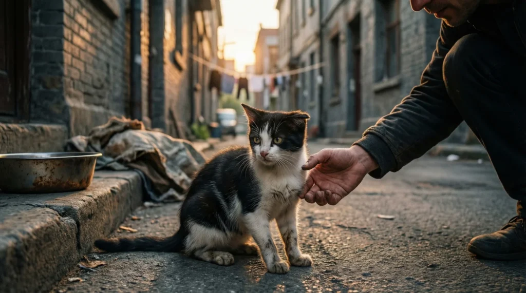 как помочь, если встретили бездомного кота, или собаку