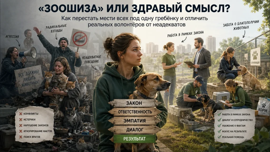 зоошиза, или зооволонтёр?